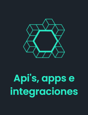 API, apps e integraciones
